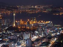 Busan bei Nacht